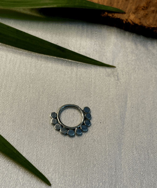 D Shaped Steel Septum Ring – APM