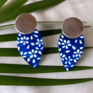 Falling Leaves Hand Painted Earrings