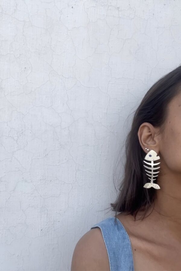 Skeletal Fish Earpieces - Image 2
